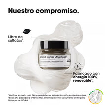 Cargar imagen en el visor de la galería, Mascara Absolut Repair Molecular 250 ml Loreal
