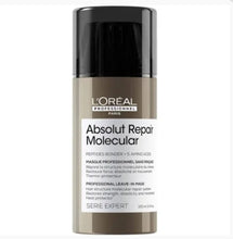 Cargar imagen en el visor de la galería, Máscara sin enjuague leave in absolut repair molecular 100 ml Loreal
