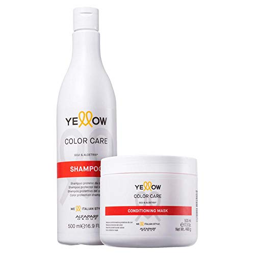 Kit Shampoo 500ml + máscara 500ml Color Care Yellow