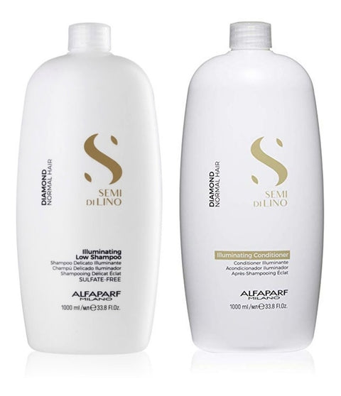Set shampoo 1L + acondicionador 1 L Iluminador Alfaparf