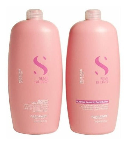 Kit Shampoo 1L+ Acondicionador 1L Nutritivo Alfaparf