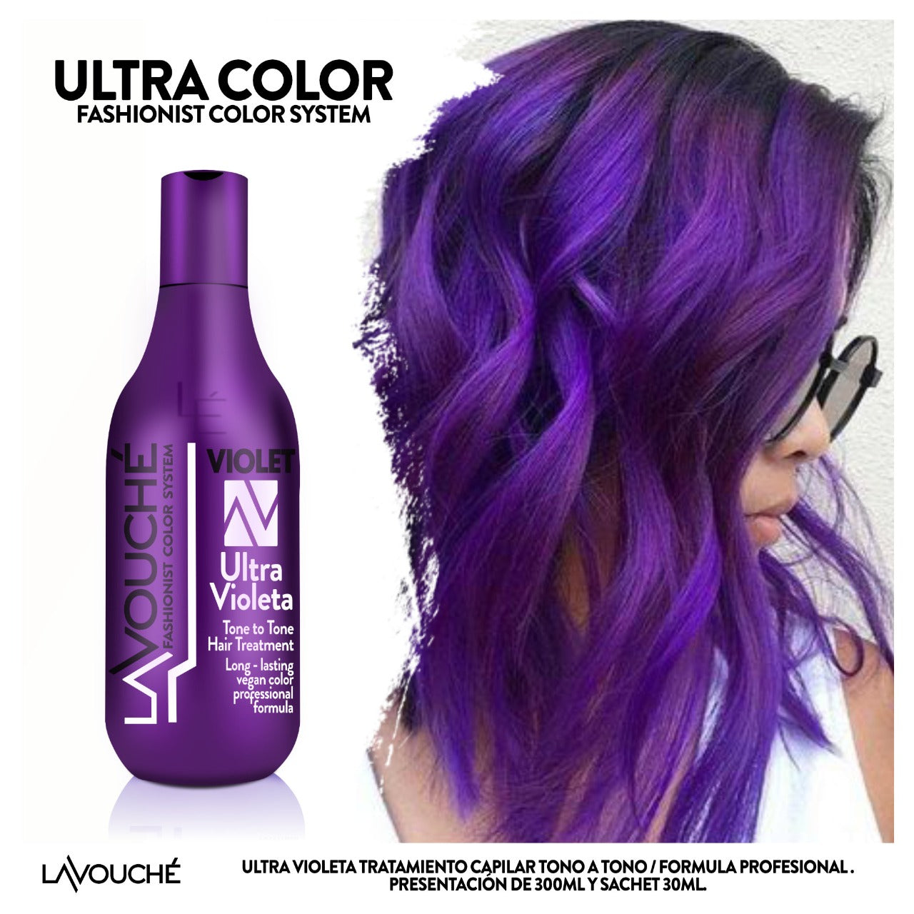 La Vouche Ultra Color Violeta 300 ml – tiendaadaras